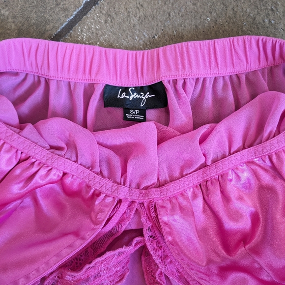 La Senza Halter Nighty Top and Panties Size S pink NWOT - Picture 5 of 10